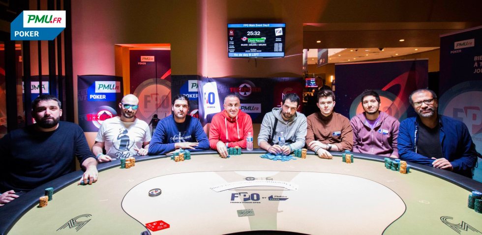 La table finale du Main Event du FPO Paris