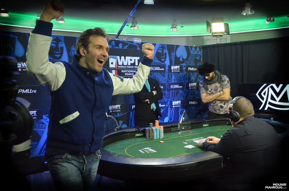 Laurent Polito après sa victoire en décembre 2014 / Copyright Mounir Mahroug